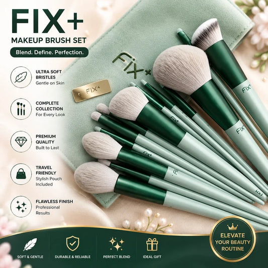PROFESSIONAL FIX+ MAKEUP BRUSHES ( 13PCS )