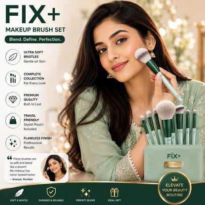 PROFESSIONAL FIX+ MAKEUP BRUSHES ( 13PCS )