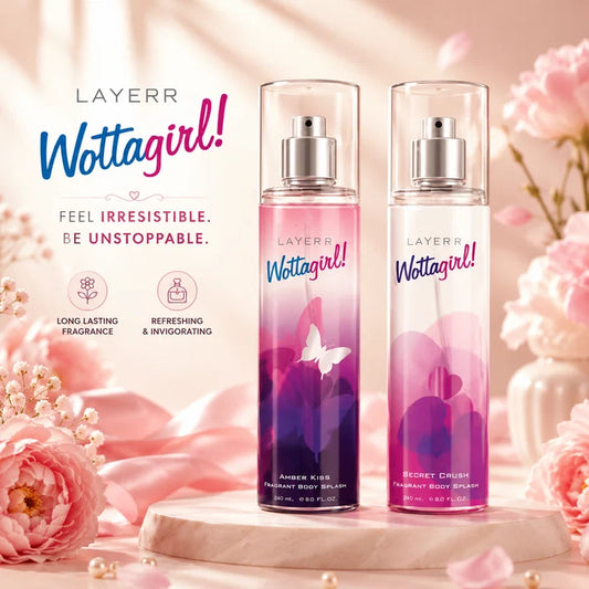 LAYER'R Wottagirl! Secret Crush & Amber Kiss Body Spray